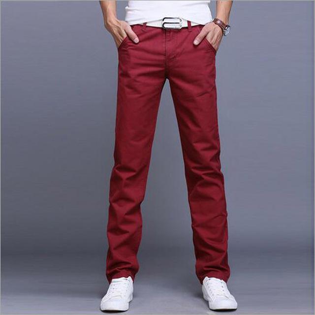 Casual Pants Men Trousers - Almoni Express