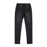 Casual Shredded Slim Zip Pencil Pants - AL MONI EXPRESS