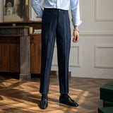 Casual Suit Pants Slim And Versatile Men - Almoni Express