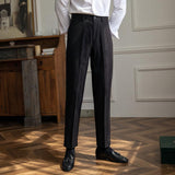 Casual Suit Pants Slim And Versatile Men - Almoni Express