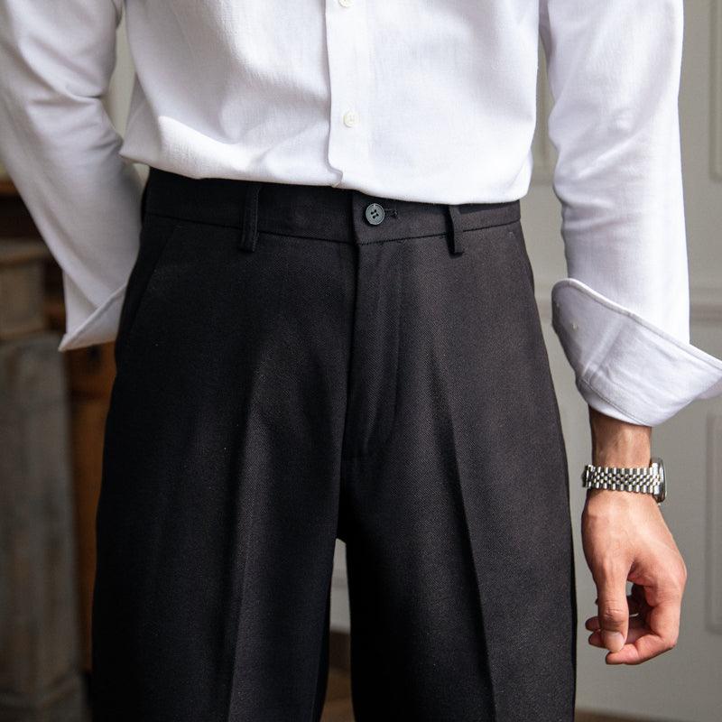 Casual Suit Pants Slim And Versatile Men - Almoni Express