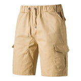 Casual tooling multi-pocket casual men's shorts - Almoni Express