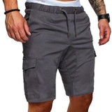 Casual tooling multi-pocket casual men's shorts - Almoni Express