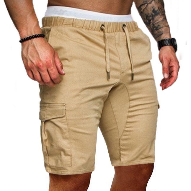 Casual tooling multi-pocket casual men's shorts - Almoni Express