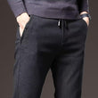 Casual Trousers Men's Loose-fitting Sanding Straight Pants - Almoni Express