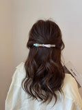 Vertical Bow Simple Hair Clip Women