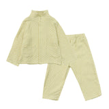 Children's Pajamas Cotton Gauze Polka Dot Long Sleeve Two-piece Set