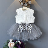 New Hot-selling Girls Fashion Lace Beaded Dress