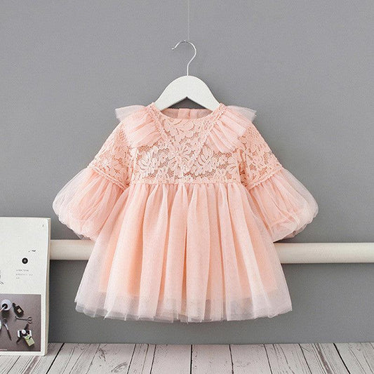 Children"s Autumn New Girl Princess Dress - Almoni Express