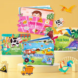 Children's Busy Book Educational Toys Repeated Paste - AL MONI EXPRESS