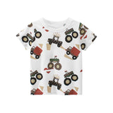 Children's car short sleeve T-shirt - Almoni Express