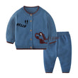 Children's Cardigan Suit Baby Outing Clothing - Almoni Express