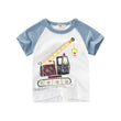 Children's cartoon car T-shirt - Almoni Express