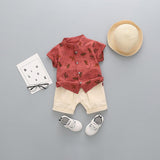 Children'S Clothing, Boys And Children'S Short-Sleeved Shorts - Almoni Express