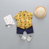 Children'S Clothing, Boys And Children'S Short-Sleeved Shorts - Almoni Express