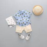 Children'S Clothing, Boys And Children'S Short-Sleeved Shorts - Almoni Express