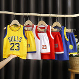 Children's Clothing Sports Basketball Wear Children's Clothing Boys' Suit - Almoni Express