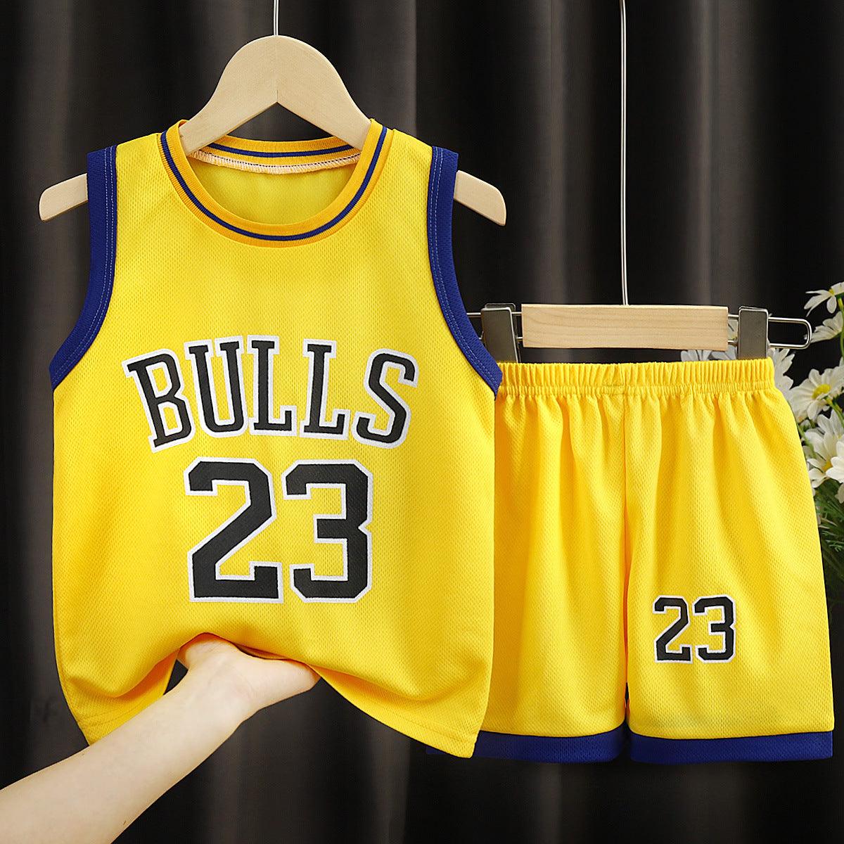 Children's Clothing Sports Basketball Wear Children's Clothing Boys' Suit - Almoni Express