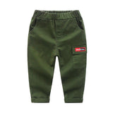 Children's cotton slim feet casual pants - Almoni Express