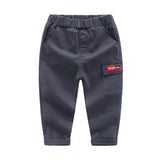 Children's cotton slim feet casual pants - Almoni Express