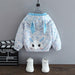 Little rabbit coat blue