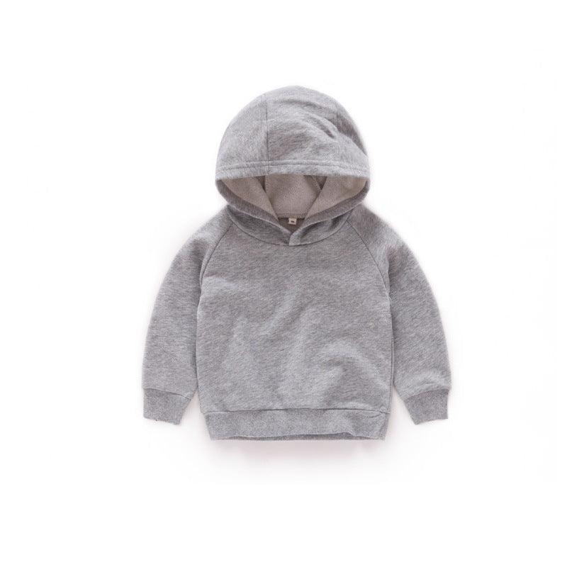 Children's hooded Pullover Sweater autumn boys' Top Girls' Autumn - Almoni Express