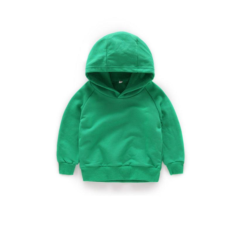 Children's hooded Pullover Sweater autumn boys' Top Girls' Autumn - Almoni Express