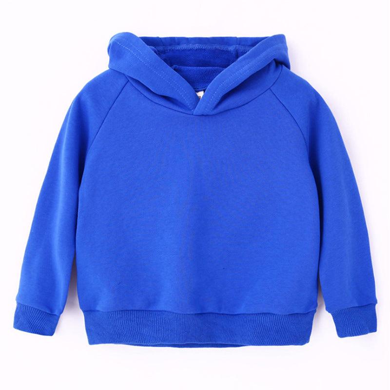 Children's hooded Pullover Sweater autumn boys' Top Girls' Autumn - Almoni Express