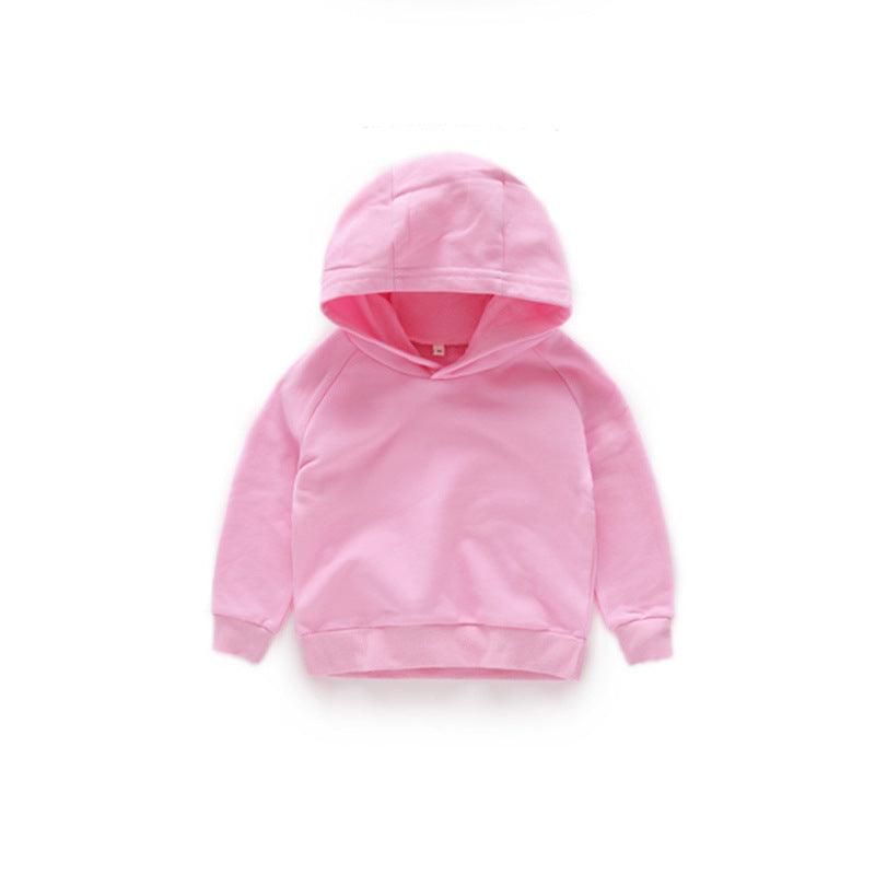 Children's hooded Pullover Sweater autumn boys' Top Girls' Autumn - Almoni Express