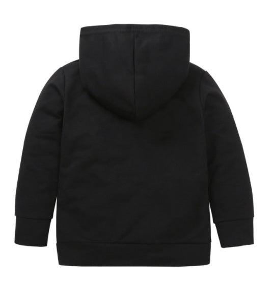 Children's hooded sweater letter top - Almoni Express