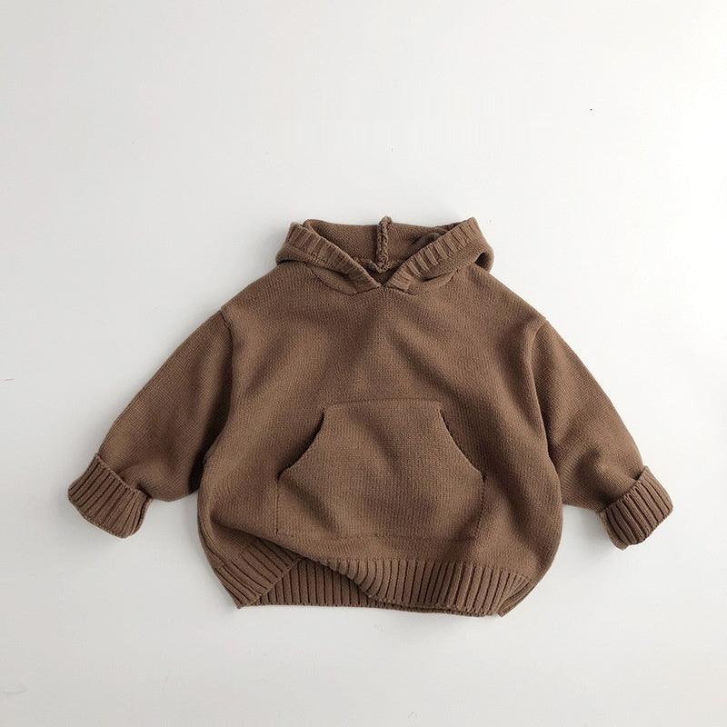 Children's Hoodie Retro Casual Sweater - Almoni Express