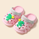 Children's Love Hole Shoes Girls Summer Soft Bottom Non-slip Boy Baby - Almoni Express