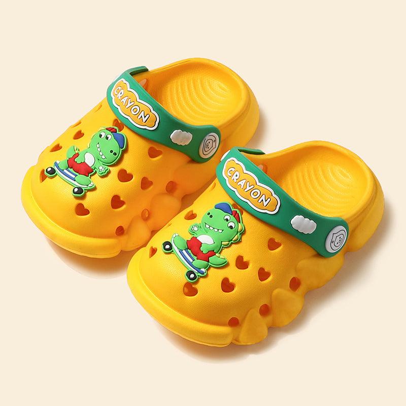 Children's Love Hole Shoes Girls Summer Soft Bottom Non-slip Boy Baby - Almoni Express