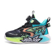 Children's Mesh Breathable Running Mid Size Kids' Spin Dunk Basketball Shoe - Almoni Express