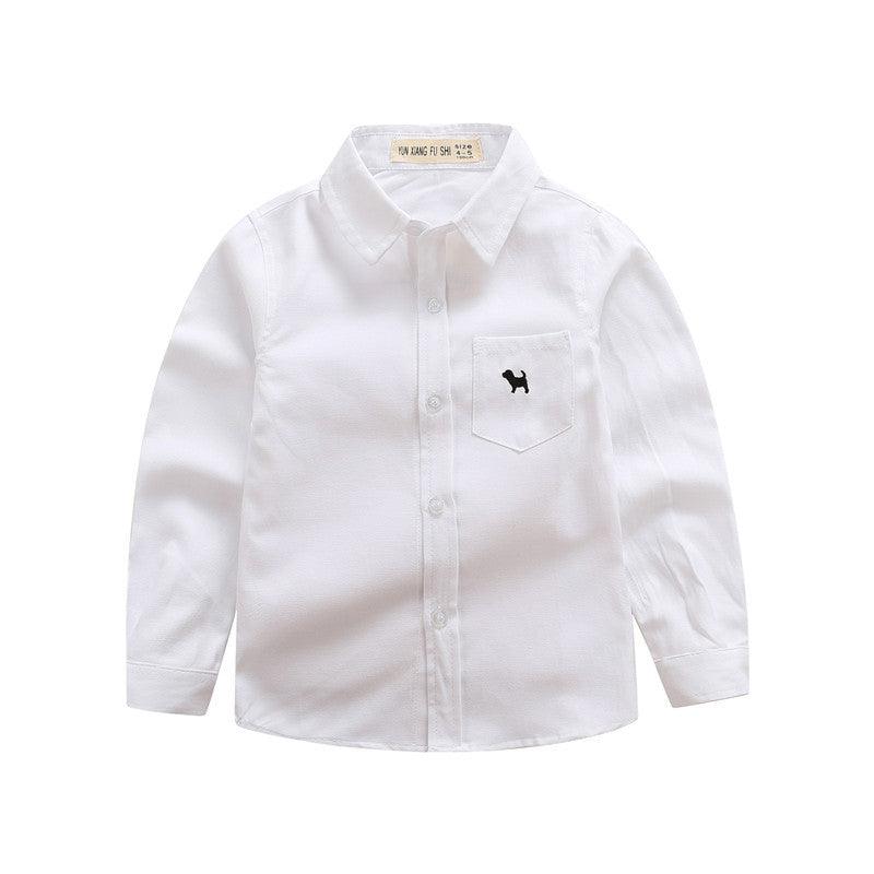 Children's Shirts Boys' Long-sleeved Shirts - Almoni Express