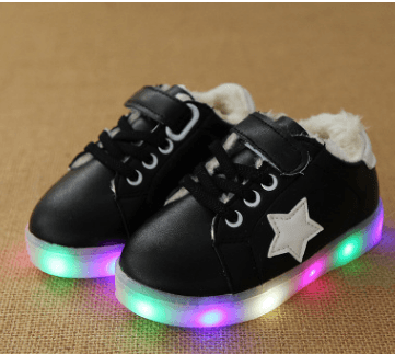 Children's Shoes Boys And Girls Colorful Light-emitting Shoes LED Children's Shoes Skidproof - Almoni Express