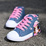 Children's Shoes Canvas Girls' Sneakers - Almoni Express