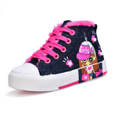 Children's Shoes Canvas Girls' Sneakers - Almoni Express