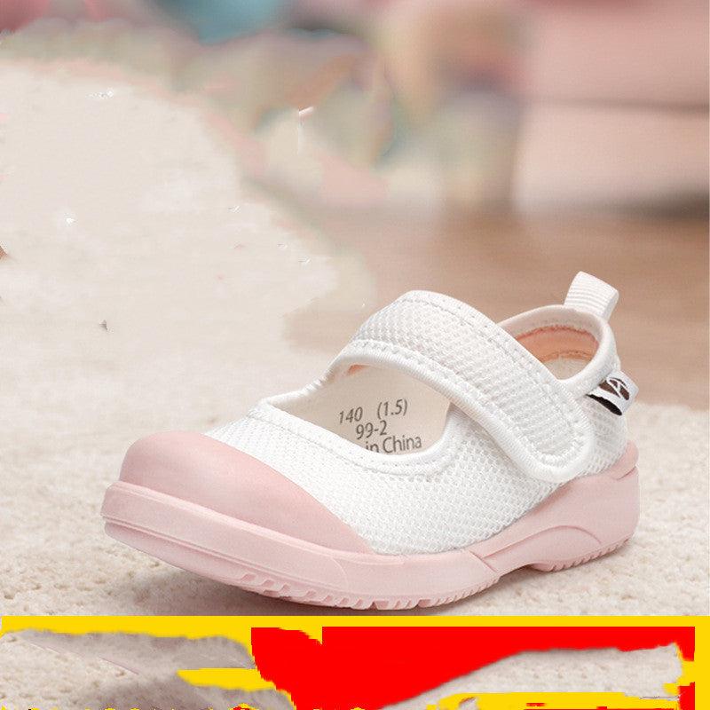 Children's Shoes Children's Cloth Shoes White Shoes Baby Shoes - Almoni Express