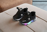 Children's shoes LED light illuminating shoes boys and girls sports shoes non-slip baby shoes - Almoni Express