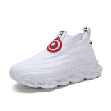 Children's Shoes Men's Knitted Shoes Small White Shoes - Almoni Express