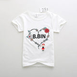 Children's Short Sleeve Boys And Girls T-shirt Cartoon Half Sleeve Top - Almoni Express