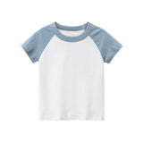 Children's Short Sleeve T-shirt Solid Color Advertising Shirt - Almoni Express