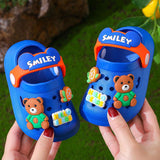 Children's Slippers Summer Cute Outdoor Soft Bottom Non-slip Boys And Girls Sandals Infant Kid Baby Hole Shoes - Almoni Express