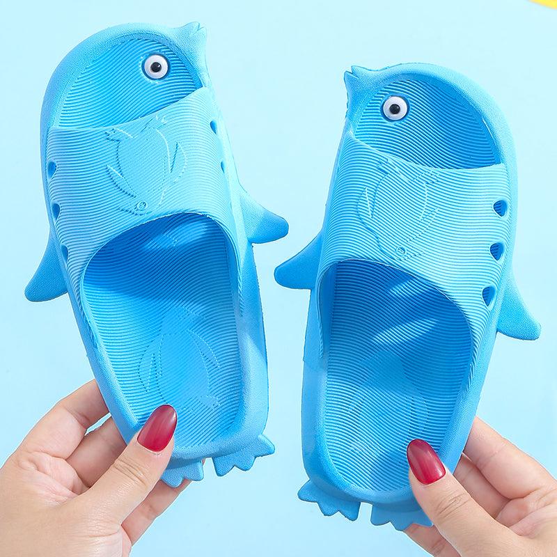 Children'S Slippers Summer New Boy Cartoon Car Baby Sandals Kids Indoor Non-Slip Girls Hole Shoes - Almoni Express