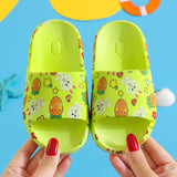 Children'S Slippers Summer New Boy Cartoon Car Baby Sandals Kids Indoor Non-Slip Girls Hole Shoes - Almoni Express