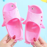 Children'S Slippers Summer New Boy Cartoon Car Baby Sandals Kids Indoor Non-Slip Girls Hole Shoes - Almoni Express