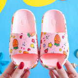 Children'S Slippers Summer New Boy Cartoon Car Baby Sandals Kids Indoor Non-Slip Girls Hole Shoes - Almoni Express