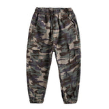 Children's Sports Military Camouflage Casual Trousers - Almoni Express