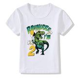 Children's T-shirt Numbers 1-9 Birthday T-shirt - Almoni Express